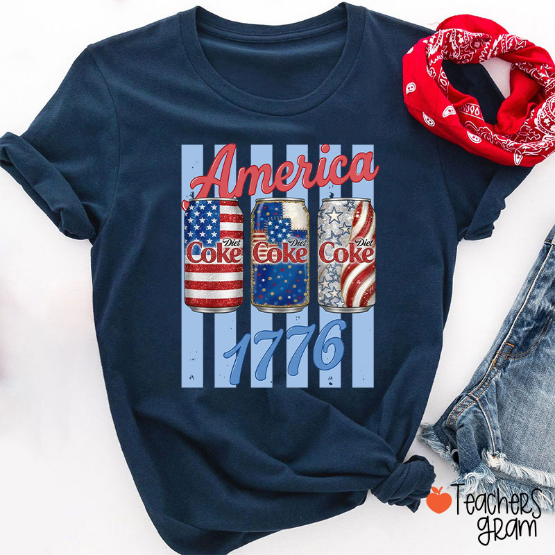 America 1776 Coke Teacher T-Shirt