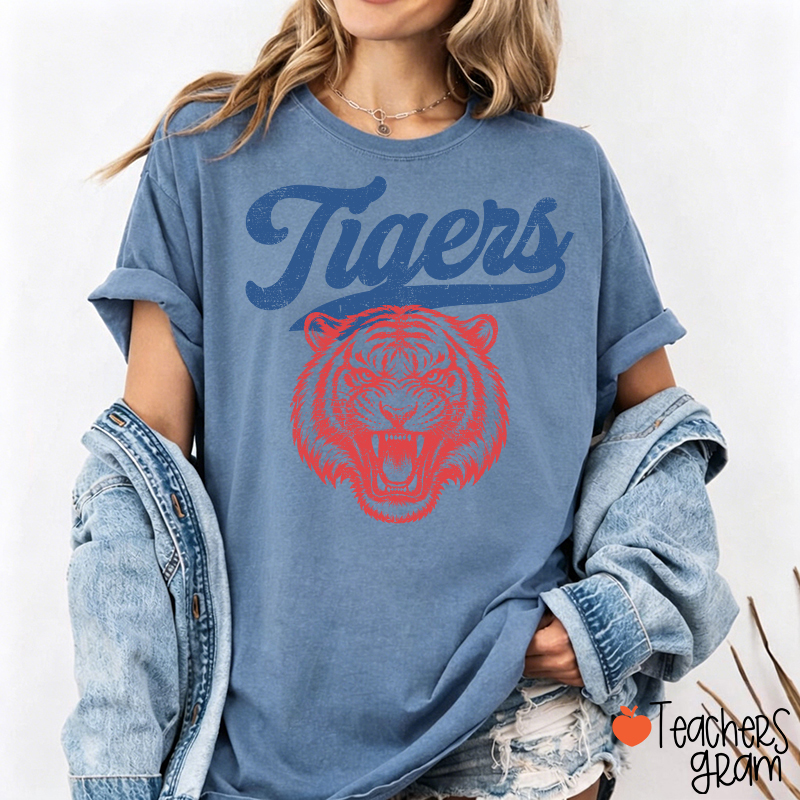 Personalized Mascot Team Name Teacher T-Shirt