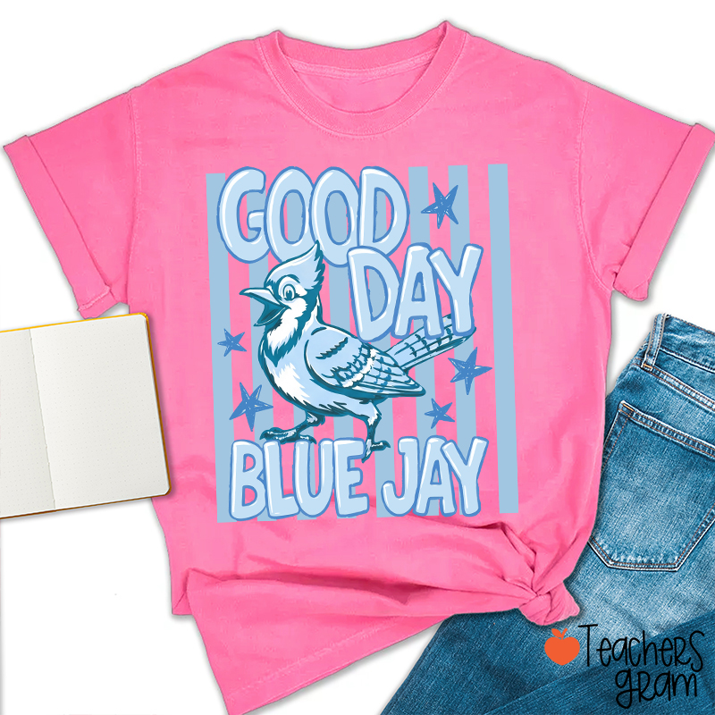 Personalized Retro Cute Animal Striped Frame Teacher T-Shirt