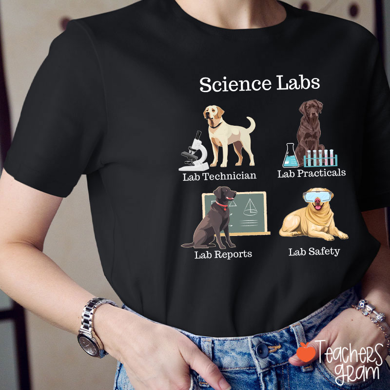 Labrador Retriever Science Lab Teacher T-Shirt