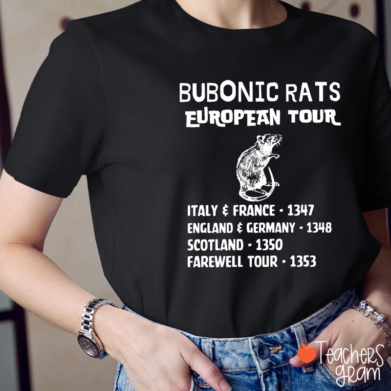 Bubonic Rats History Teacher T-Shirt