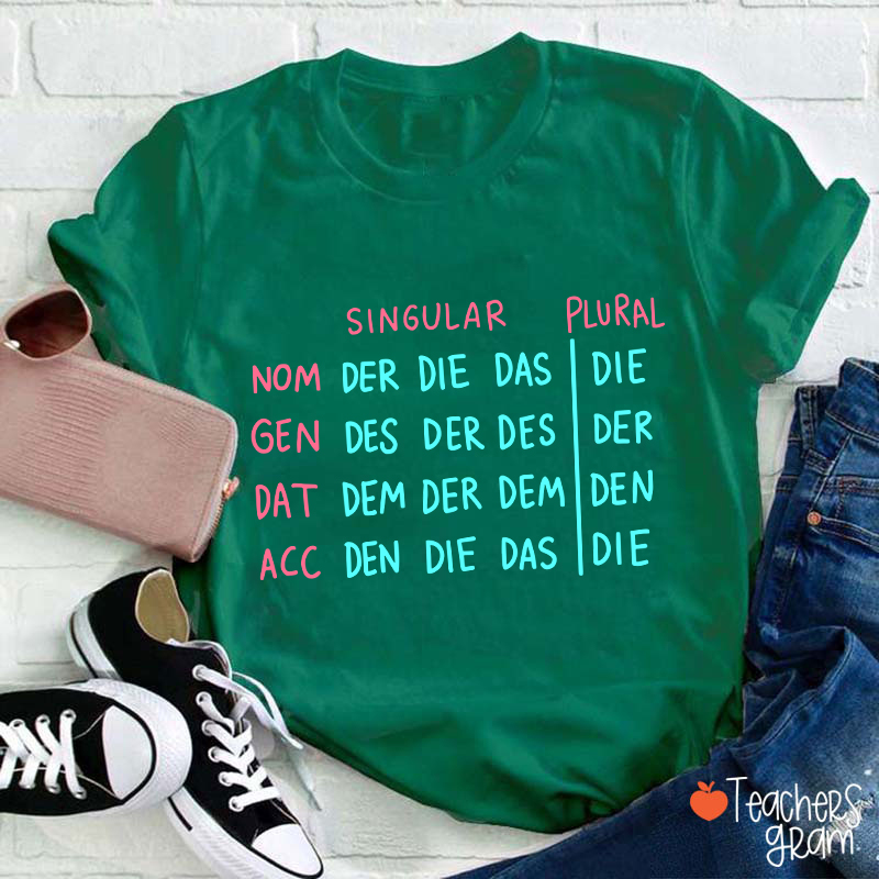 German Grammar German Teacher T-Shirt