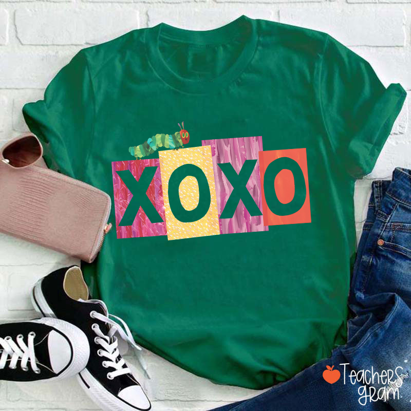Xoxo Caterpillar Teacher T-Shirt