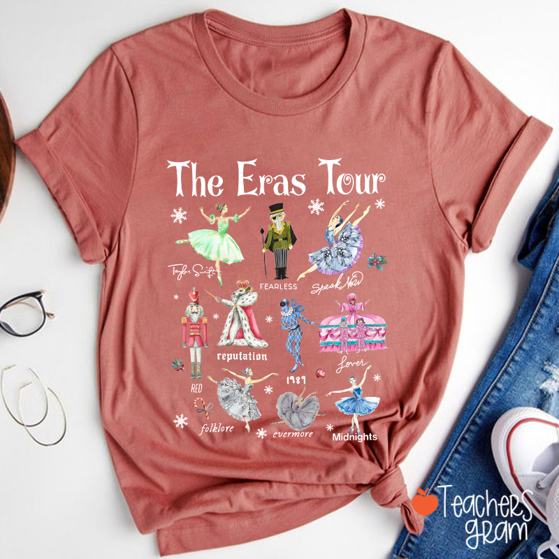The Eras Tour Christmas Dance Teacher T-Shirt
