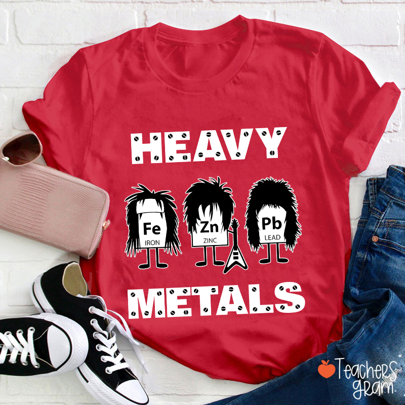 Funny Science Heavy Metals Teacher T-Shirt