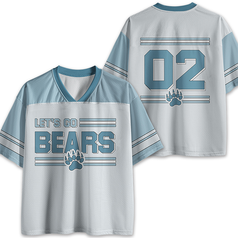 Personalized Let's Go Mascot Teacher Mesh Jersey