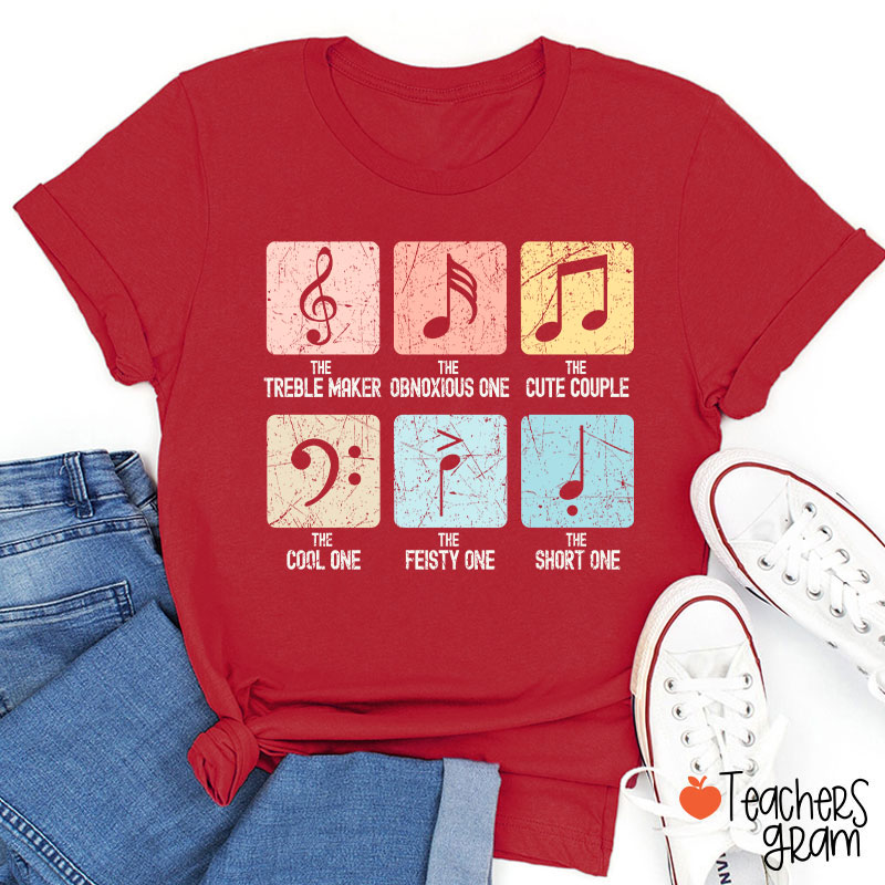 The Treble Maker The Obnoxious One Funny Music Teacher T-Shirt