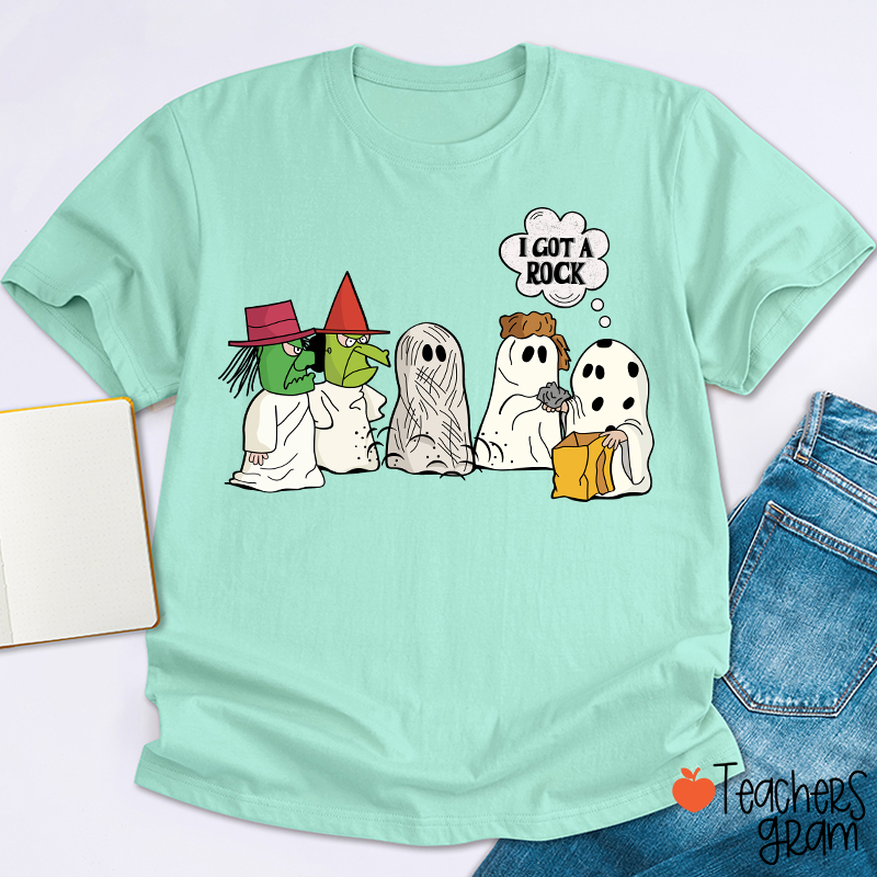 I Got A Rock Halloween Teacher T-Shirt