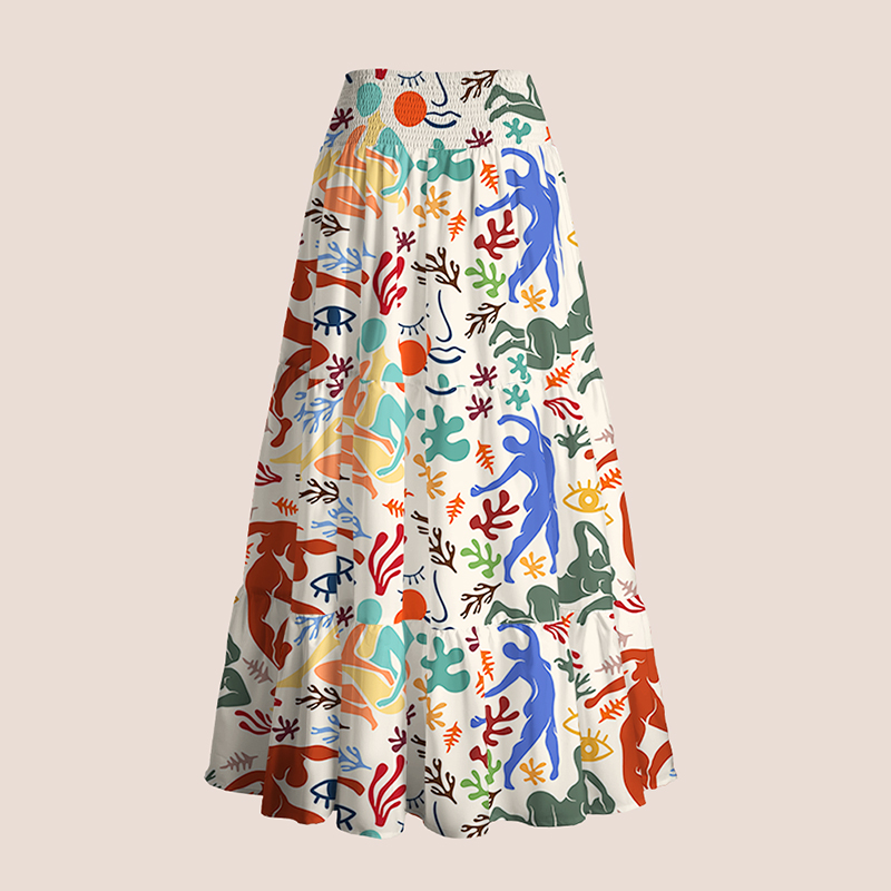 Dance Art Teacher Tiered Skirt