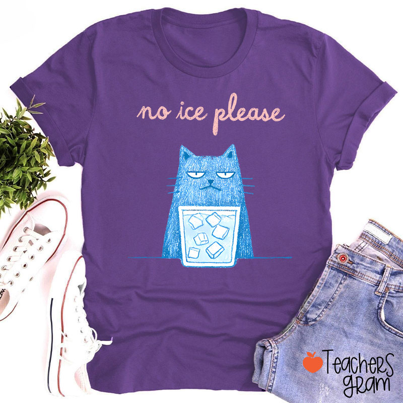 No Ice Please Teacher T-Shirt