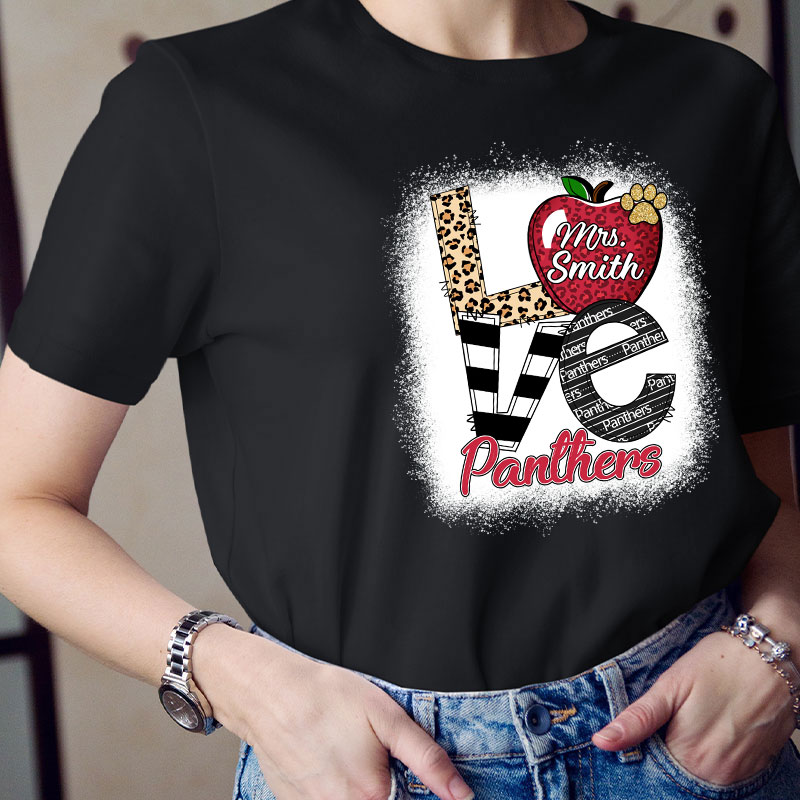 Personalized I Will Always Love Our Team Teacher T-Shirt