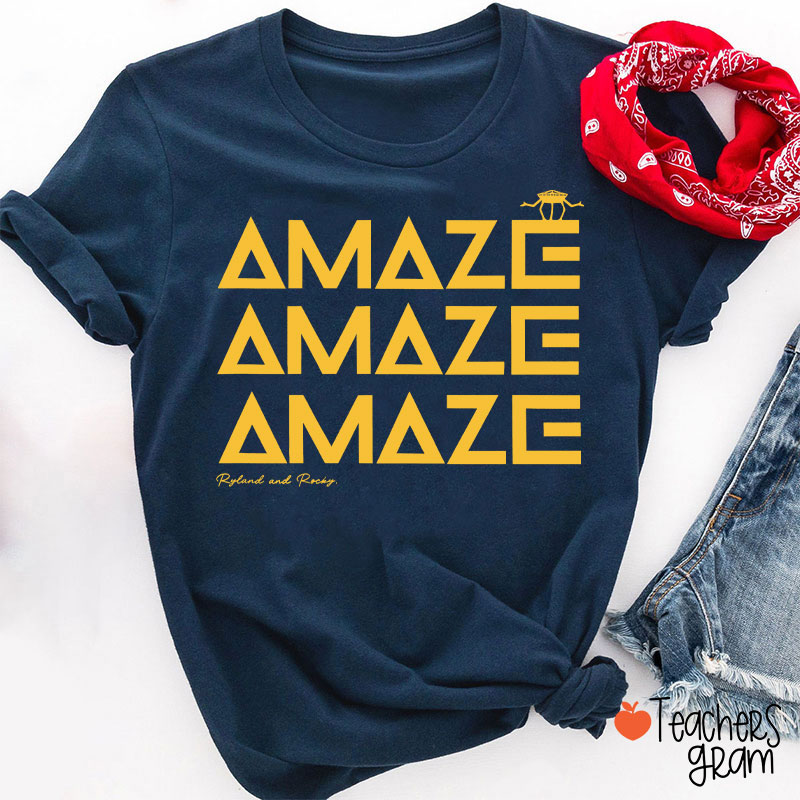 Amaze Funny Space Quote Teacher T-Shirt