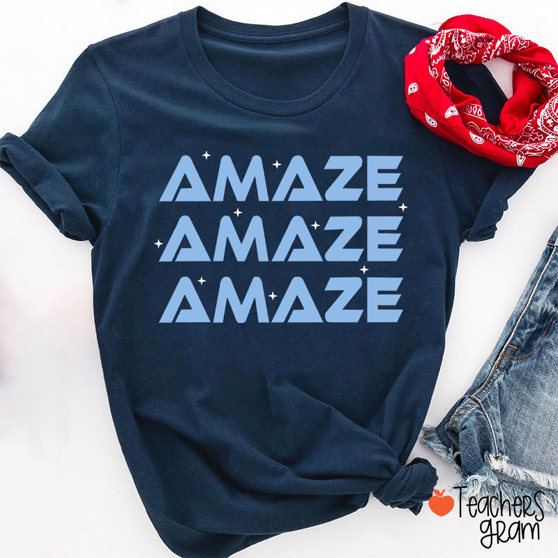 Amaze Amaze Amaze Sci-Fi Book Lover Teacher T-Shirt