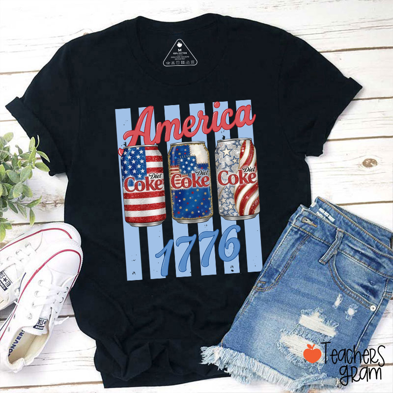 America 1776 Coke Teacher T-Shirt