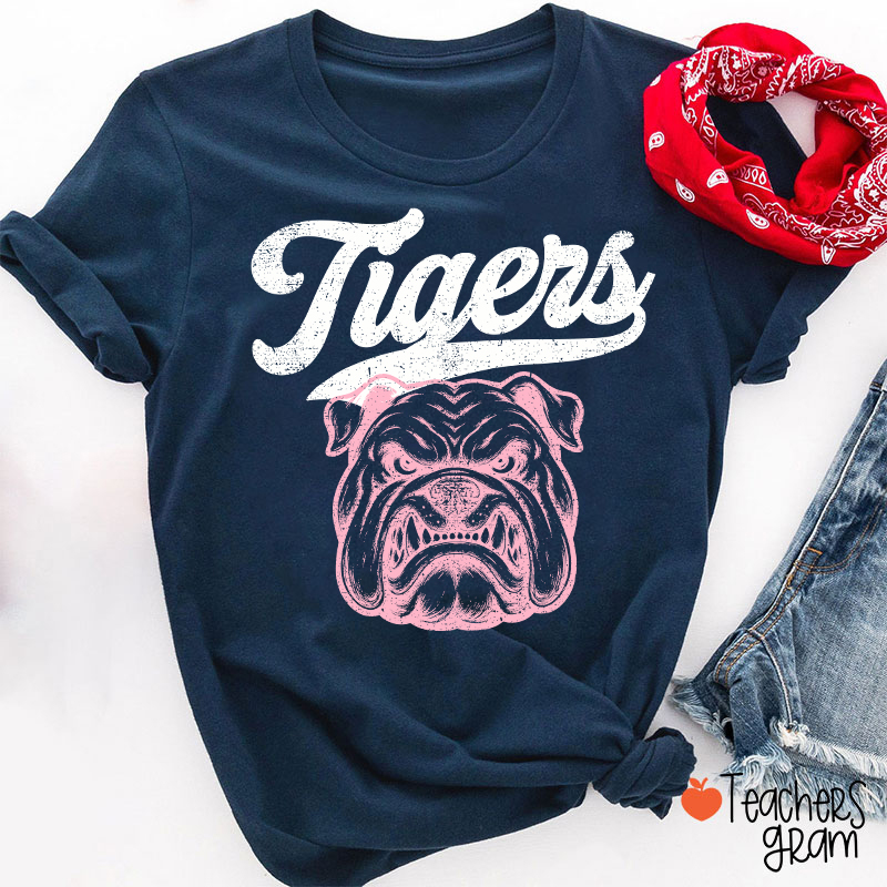 Personalized Mascot Team Name Teacher T-Shirt