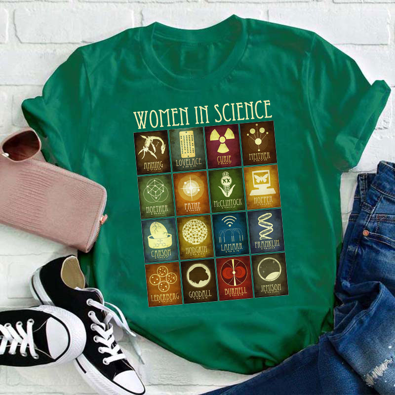 To All The Women In Science Teacher T-Shirt