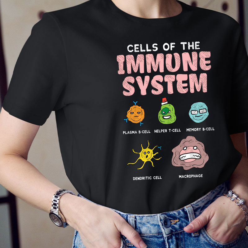 Cells Of The Immune System Teacher T-Shirt