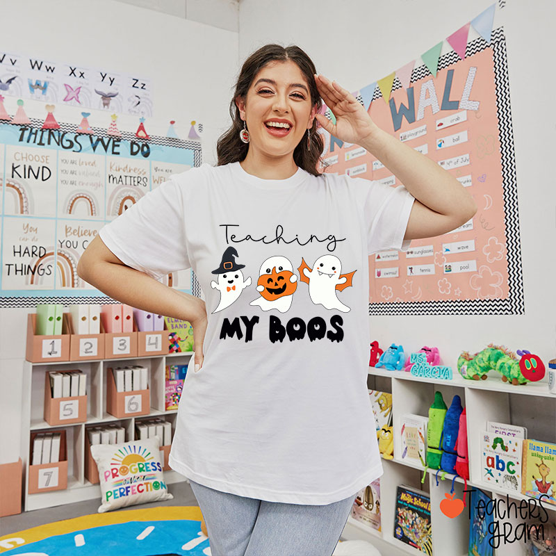 Teaching My Boos Cute Ghost  T-Shirt
