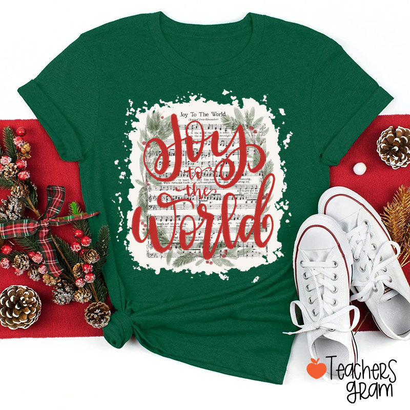Joy To The World Music Teacher T-Shirt