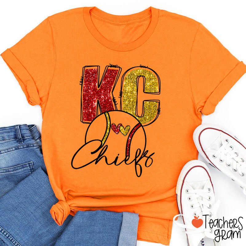 Personalized Team Name Initials And Sport Teacher T-Shirt