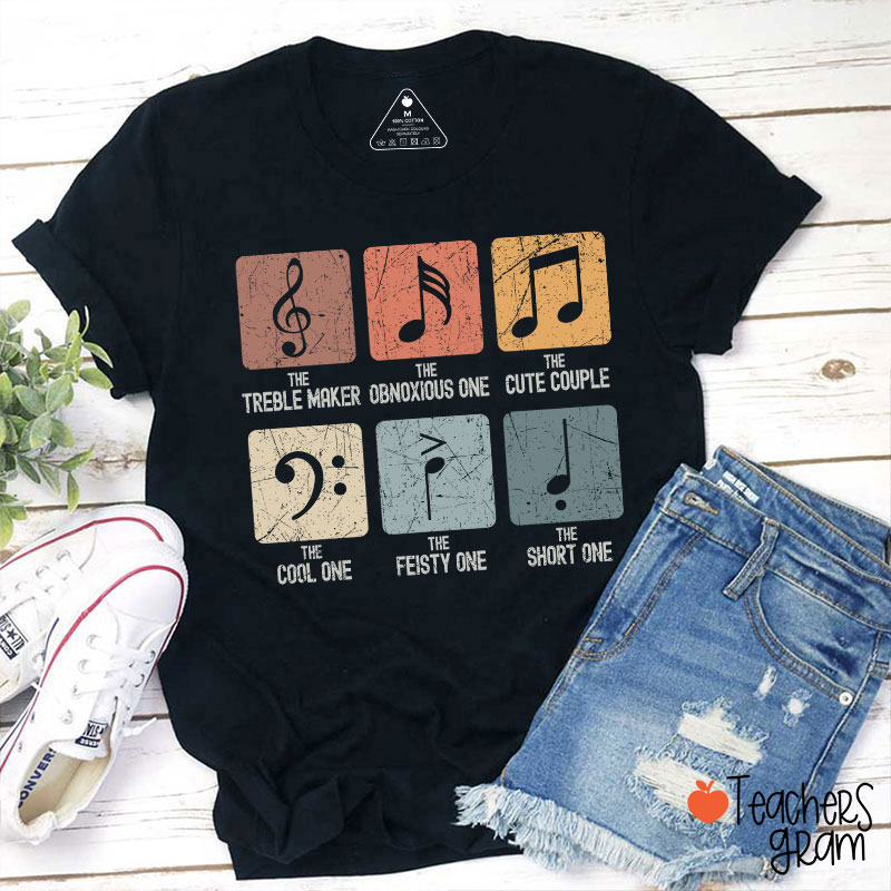 The Treble Maker The Obnoxious One Funny Music Teacher T-Shirt