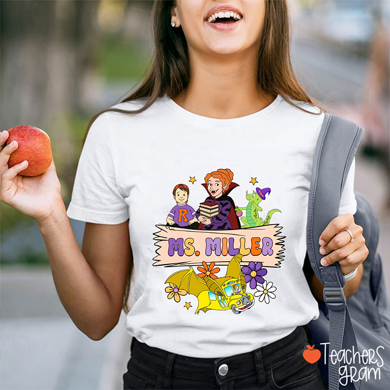 Personalized Magic Of A Witch Teacher T-Shirt