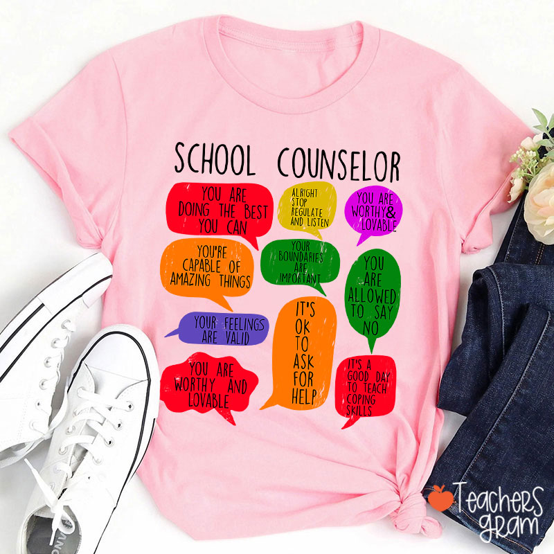 School Counselor Teacher T-Shirt