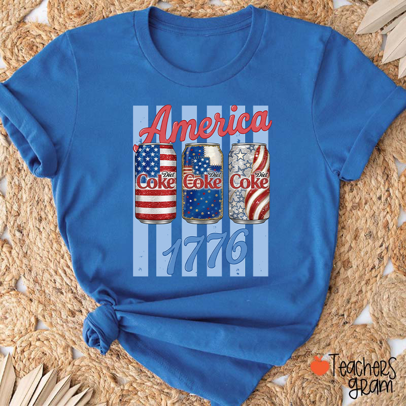 America 1776 Coke Teacher T-Shirt