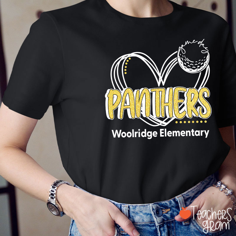 Personalized Mascot And Sport Game Day Teacher T-Shirt