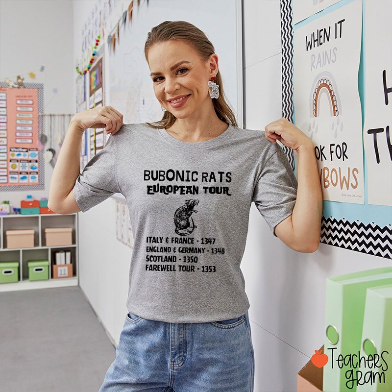 Bubonic Rats History Teacher T-Shirt