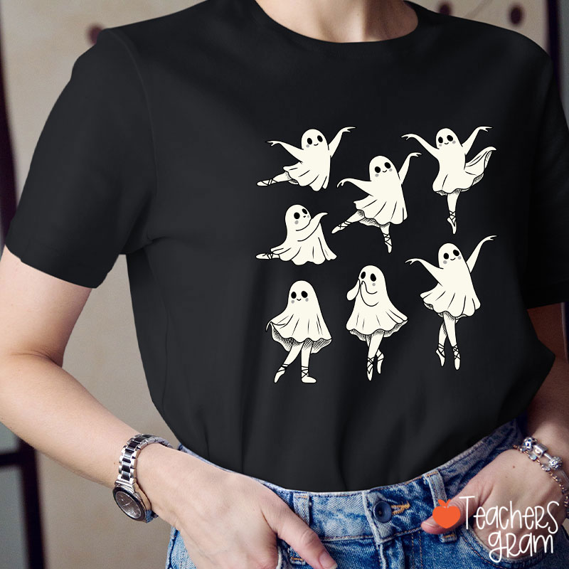 Dancing Ghost Teacher T-Shirt