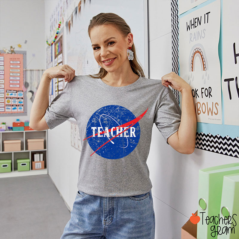 NASA Teacher Logo Teacher T-Shirt