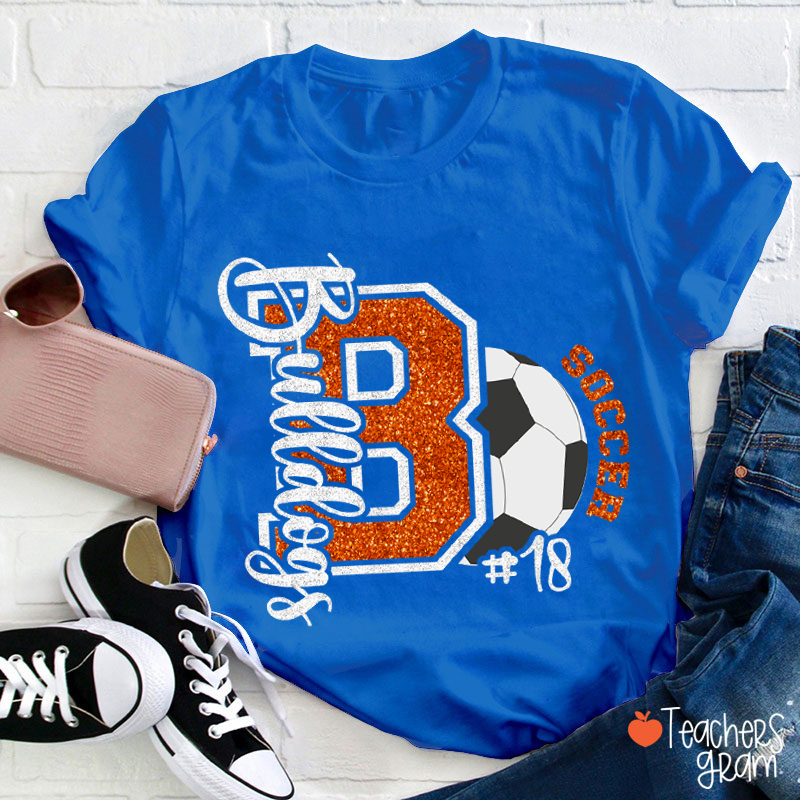 Personalized Text And Sport Game Day Teacher T-Shirt