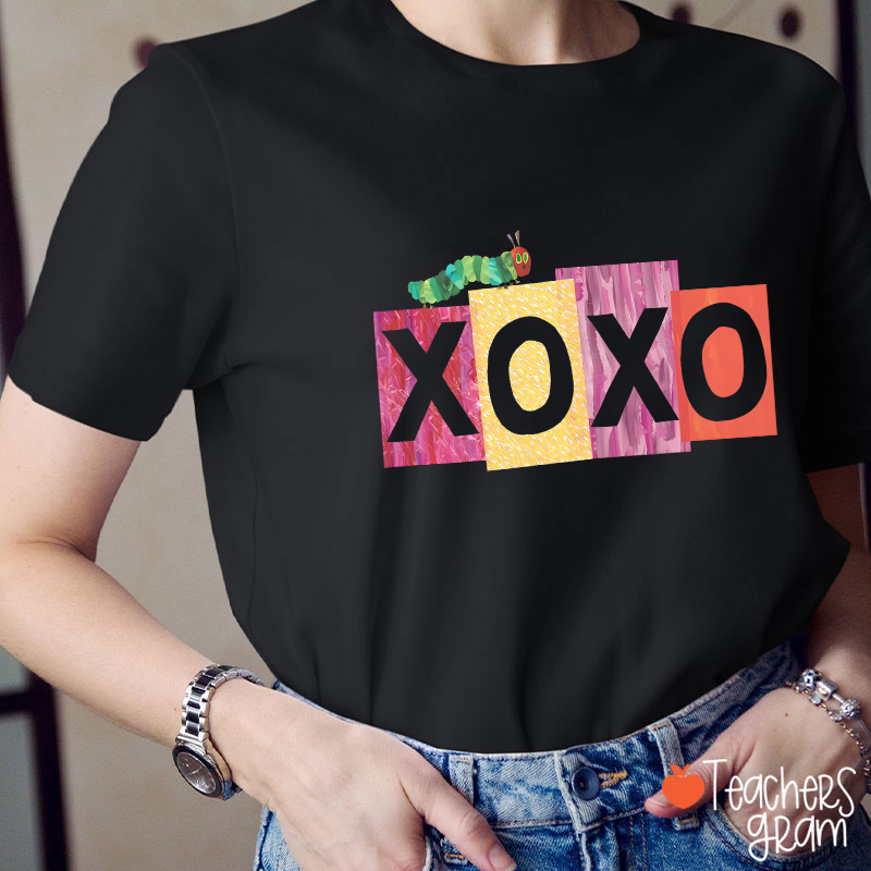 Xoxo Caterpillar Teacher T-Shirt