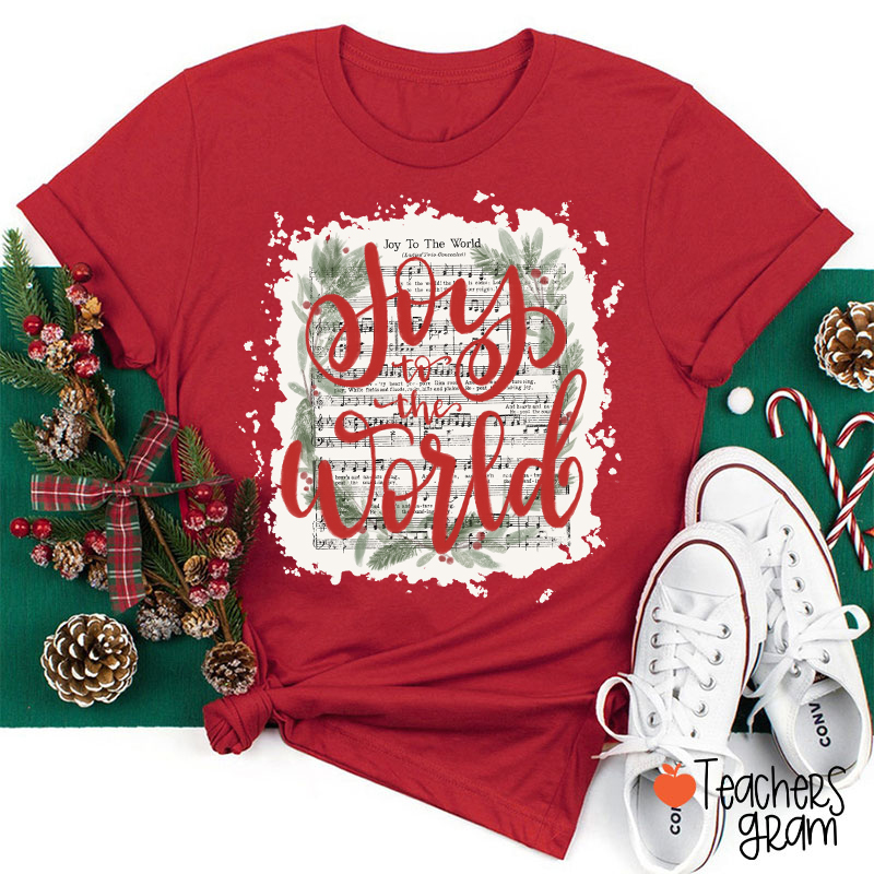 Joy To The World Music Teacher T-Shirt