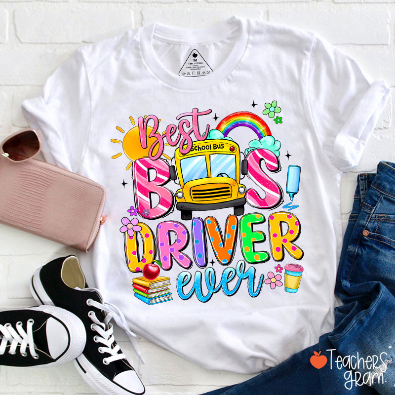 Best Bus Driver Teacher T-Shirt