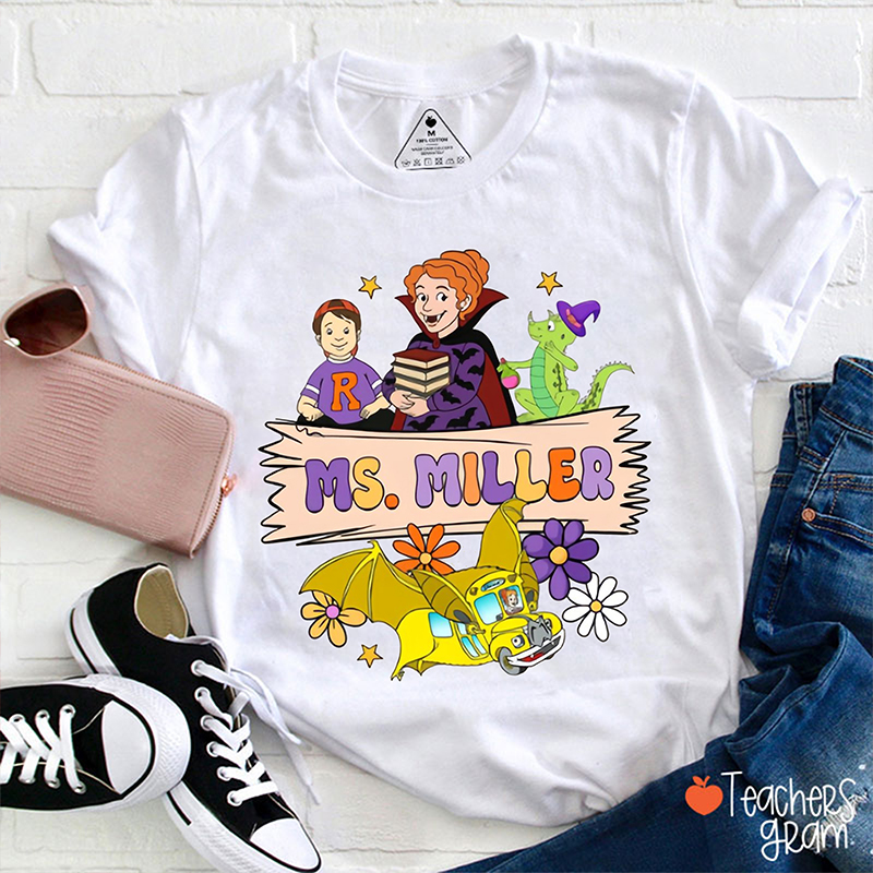 Personalized Magic Of A Witch Teacher T-Shirt