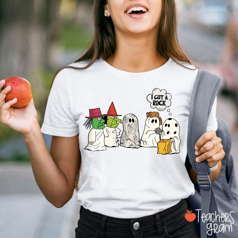 I Got A Rock Halloween Teacher T-Shirt