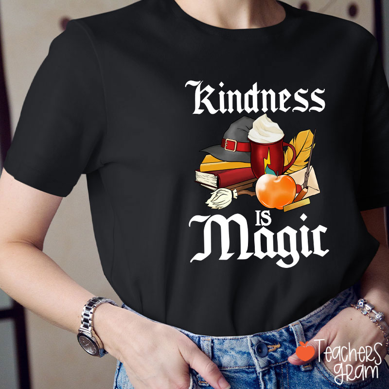 Kindness Is Magic Peach T-Shirt