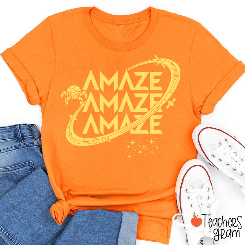 Funny Amaze Amaze Amaze Teacher T-Shirt