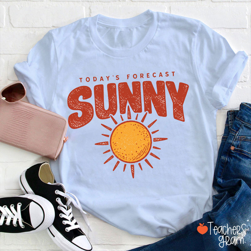 Personalized Fun Weather Report Crew Teacher T-Shirt