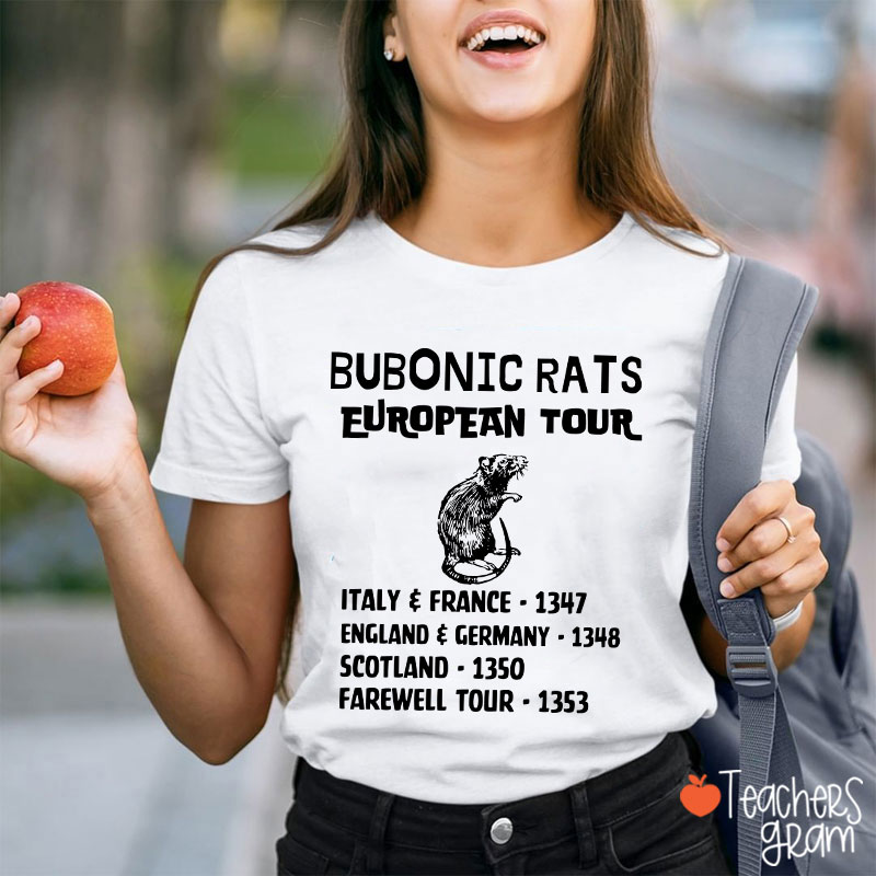 Bubonic Rats History Teacher T-Shirt