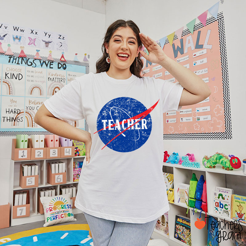 NASA Teacher Logo Teacher T-Shirt