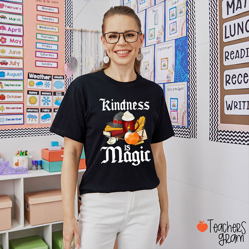 Kindness Is Magic Peach T-Shirt
