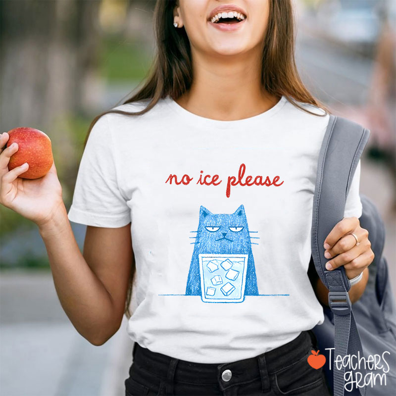No Ice Please Teacher T-Shirt