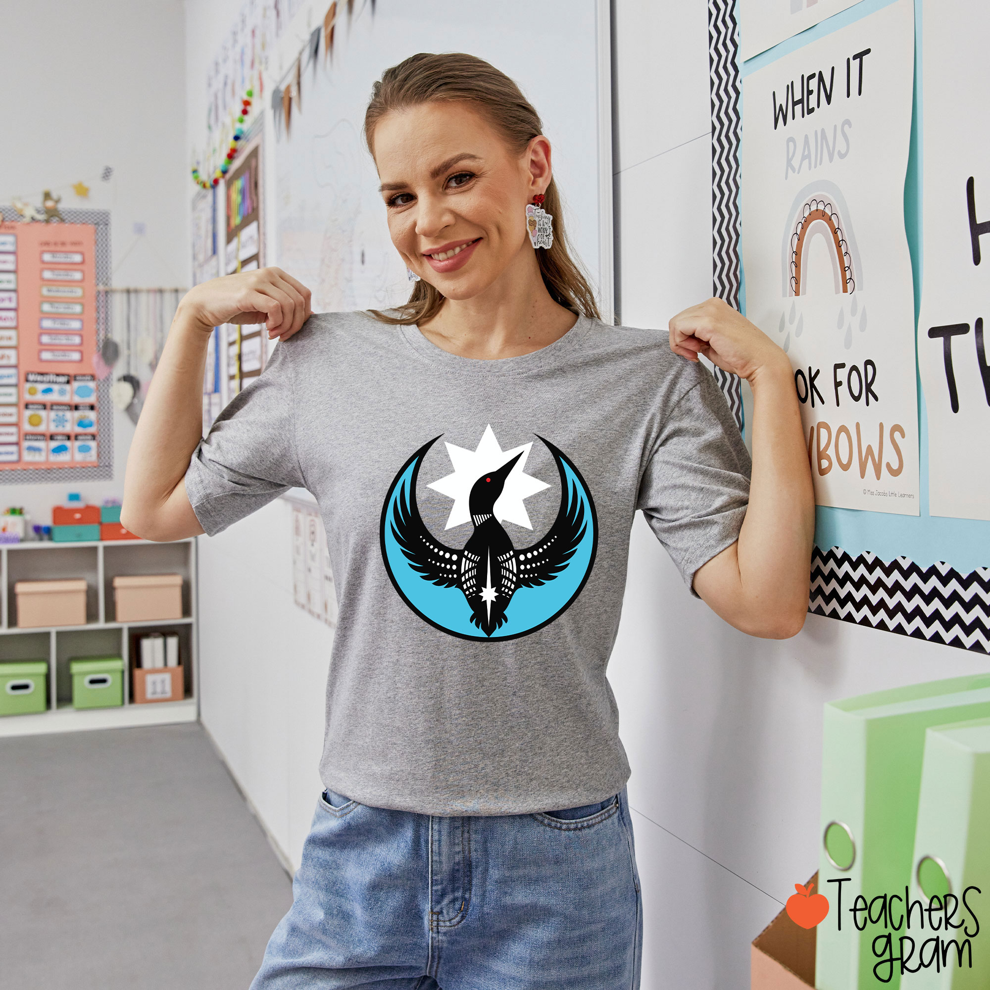 Rebel Alliance Loon Teacher T-Shirt