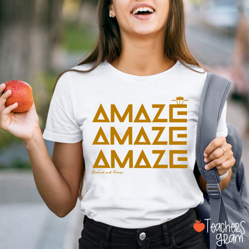 Amaze Funny Space Quote Teacher T-Shirt