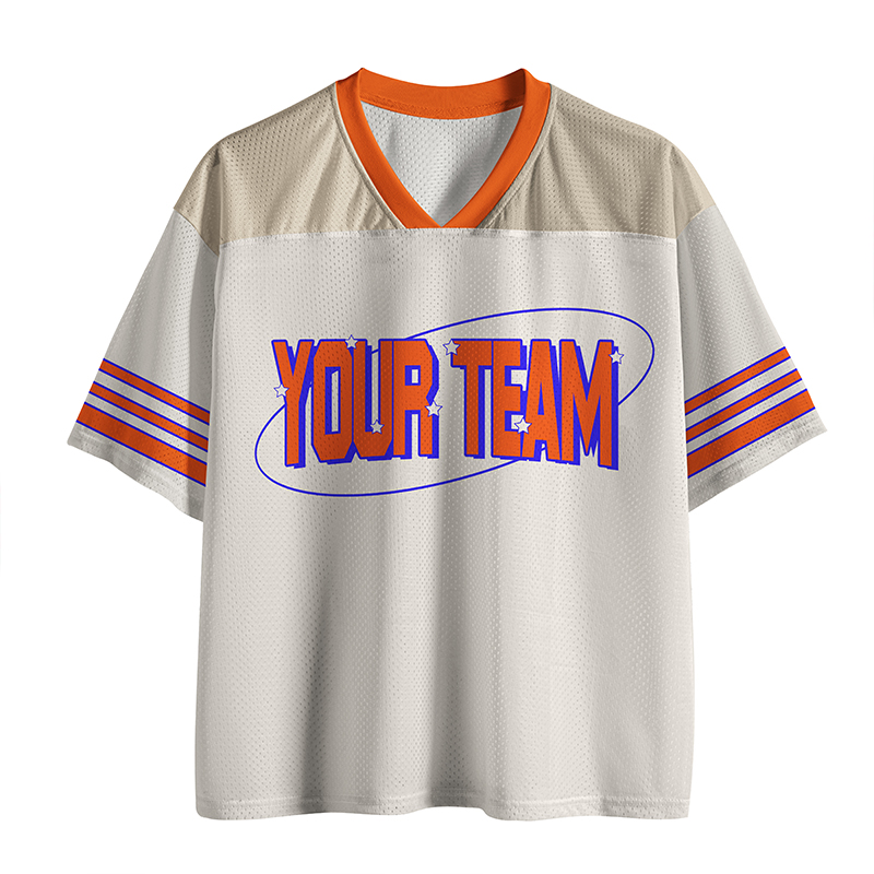 Personalized Team Name Circle Game Day Teacher Mesh Jersey