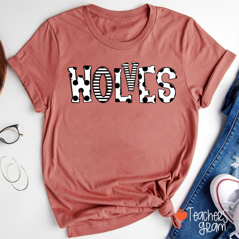 Personalized Mascot Game Day Teacher T-Shirt