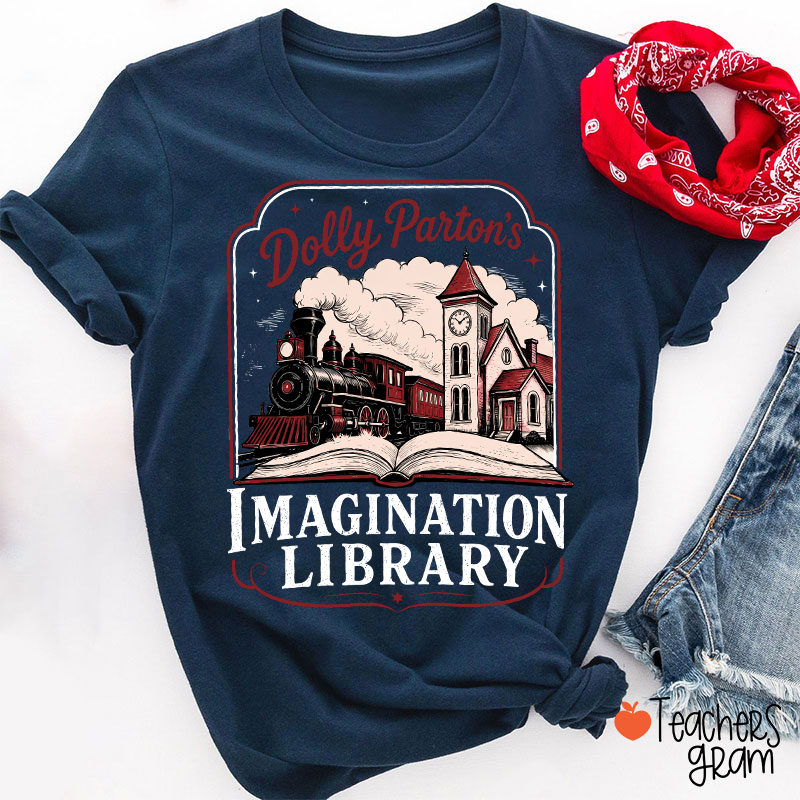 Dolly Parton's Imagination Library Teacher T‑Shirt